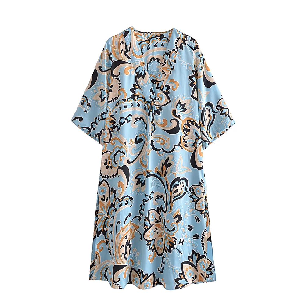 Бутик Летняя женская одежда с принтом блузка платье элегантные платья - купить по