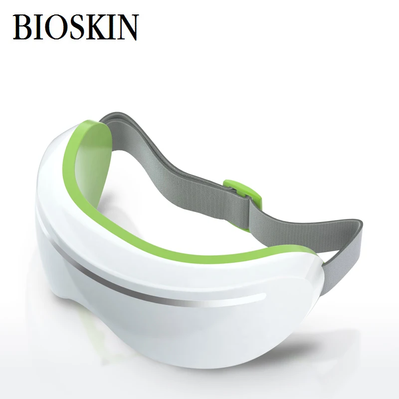 値段 をbioskinスマート電気ポータブル目加熱空気圧音楽振動指圧マッサージ治療マッサージ目のケア