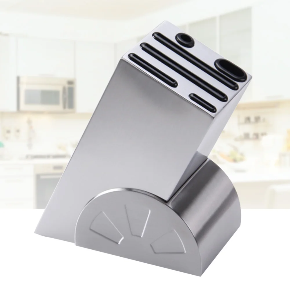 

Creative Oblique Rest Stainless Steel Holder Kitchen Storage Rack Inserted Organizer