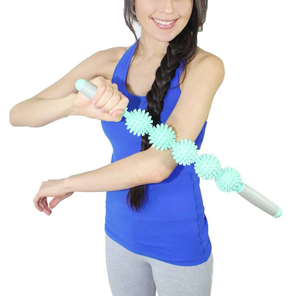 

Массажер Для Спины, массажная палочка Для йоги, инструмент Для занятий спортом и телом, физиотерапия, восстановление точки давления, ролик Д...