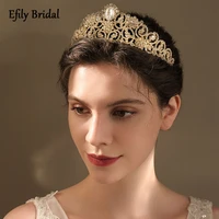 efily crystal wedding crown hair accessories for women rhinestone bride headpiece luxury jewelry bridal tiara bridesmaid gift