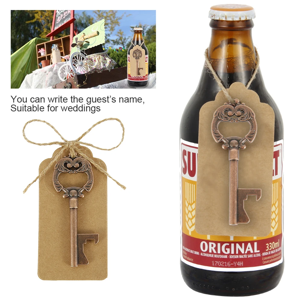 25 шт. металлический ключ пивная открывашка для бутылок вина брелок свадебные