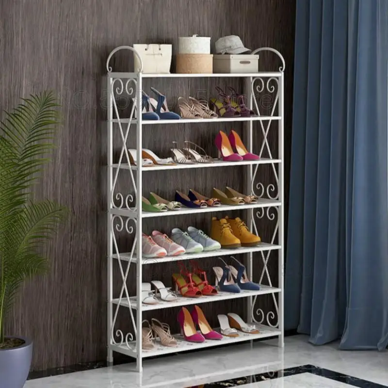 Простая полка для обуви экономичный общежитий шкаф домашняя узкая дверь