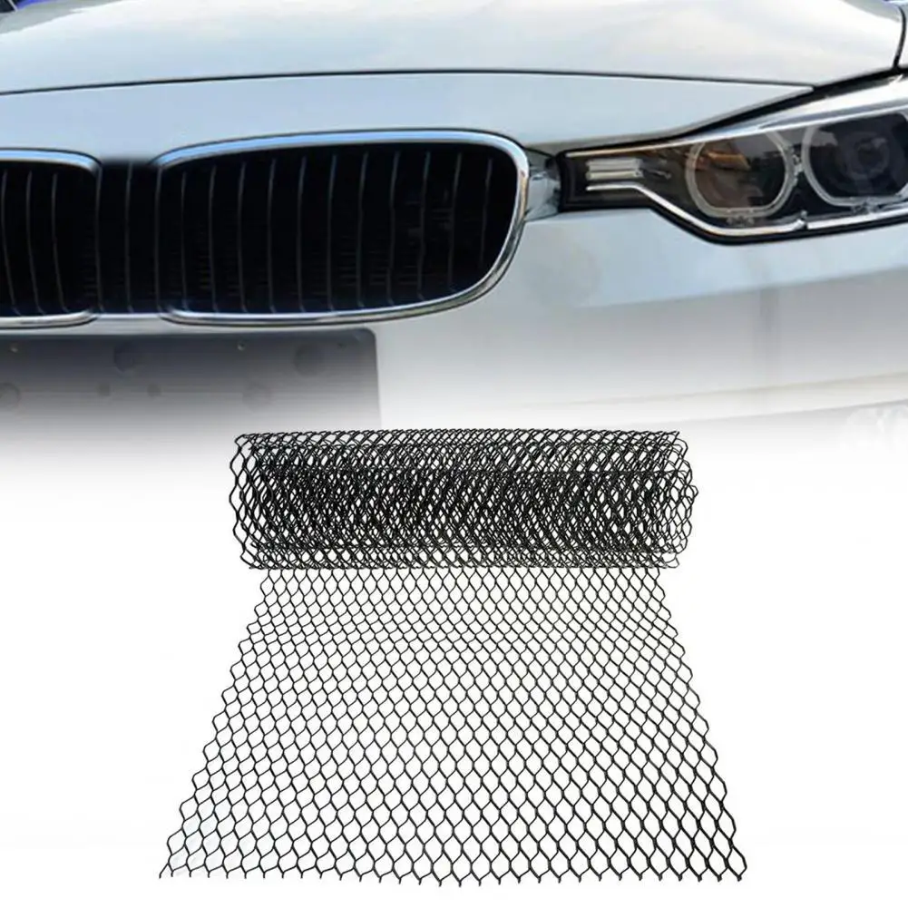 

Car Grill Mesh 11x25mm Hexagon Grids Aluminum Alloy Vehicle Fender Bumper Grille Net