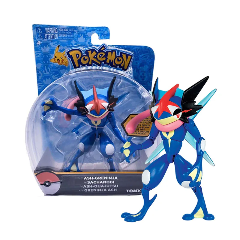 Оригинальные игрушки Tomy Pokemon Ash Greninja экшн поза коллекция монстров 15 см Фигурки из