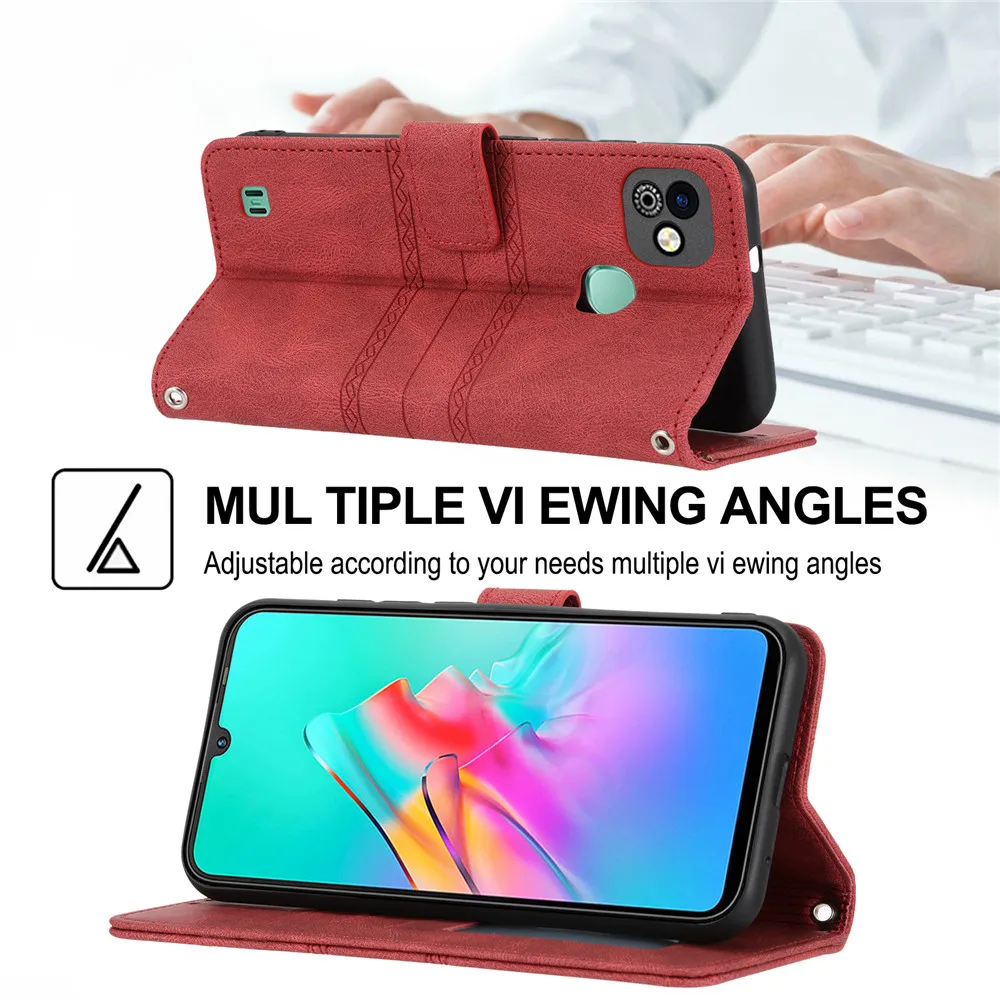 wallet flip phone bags for infinix note 10 pro nfc x693 hot 10s x657b smart hd 2021 case card slots magnetic leather stand cover free global shipping