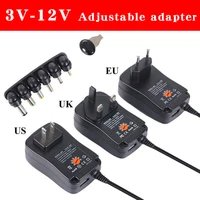 Input Vol 110-220V Adjustable Adapter 3-12V 30W Power Supply Universal Charger Multifunction For Monitor USB LED Strip Light