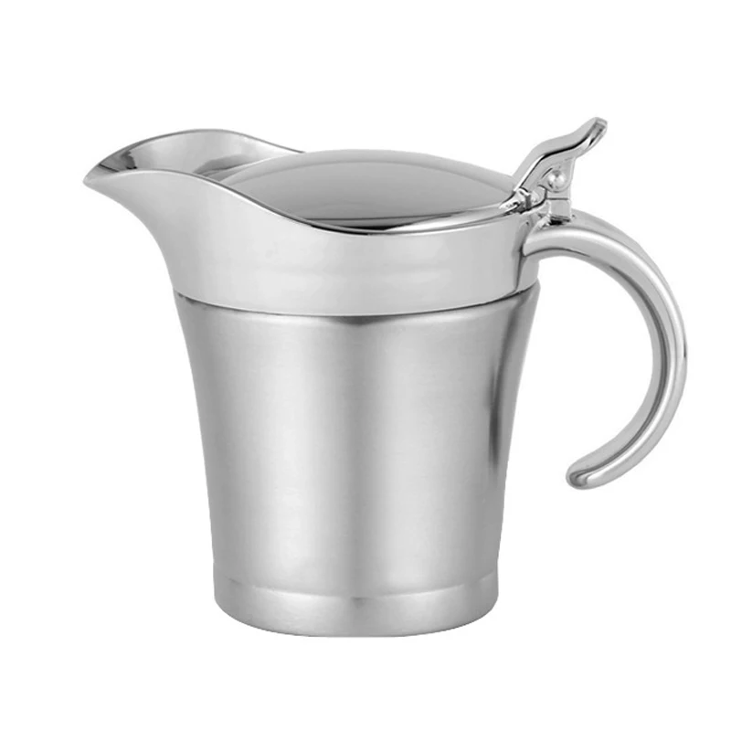 Термосоус для стейка 450/750 мл соусник с двойными стенками соус из нержавеющей