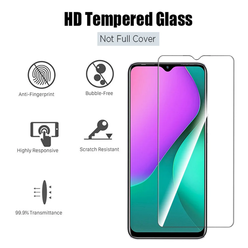 for infinix hot 10 play case 3pcs tempered glass for infinix hot 10 9 8 play lite protective glass phone cover glass free global shipping