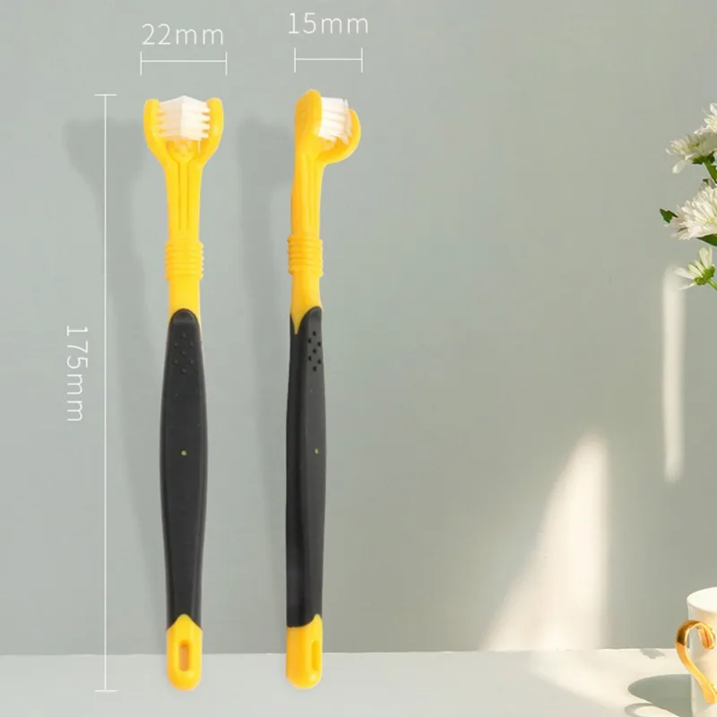 Зубная щетка для домашних питомцев уход за полостью рта Мягкая зубная собак с