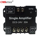 DC5-24V одиночный высокоскоростной Усилитель 30 А, усилитель светодиодной ленты для одноцветной светодиодной ленты, ретранслятор питания, контроллер консоли