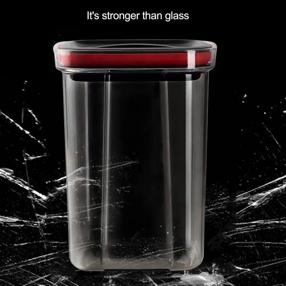 

1Pcs Kitchen Food Storage Box Plastic Clear Container Set Fresh Pot Container Kitchen Storage Bottles Jar Dried Grains Tank