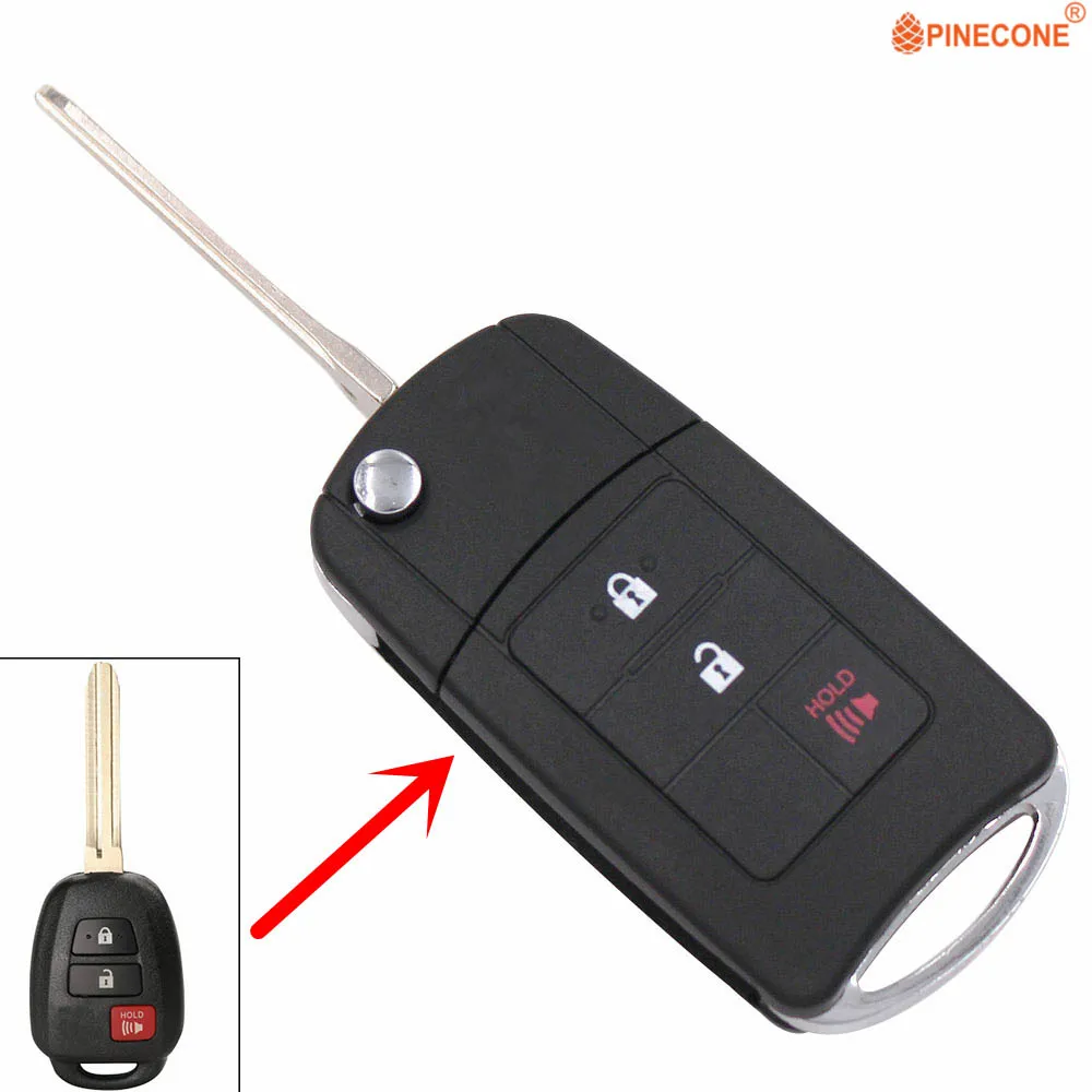 PINECONE для Toyota Camry Prius Reiz Corolla RAV4 2 + 1 кнопка тревоги модифицированный автомобильный