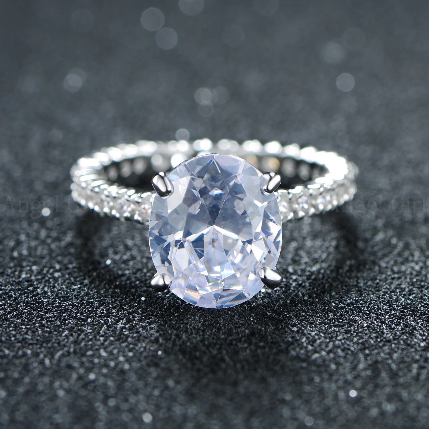 

YVV54 S925 Sterling Silver Lady ring wedding ring for men and women