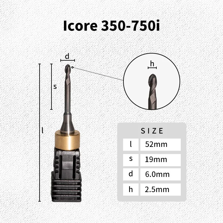 3 шт. фрезерные боры с алмазным покрытием Imes Icore 350i 750i|Отбеливание зубов| |