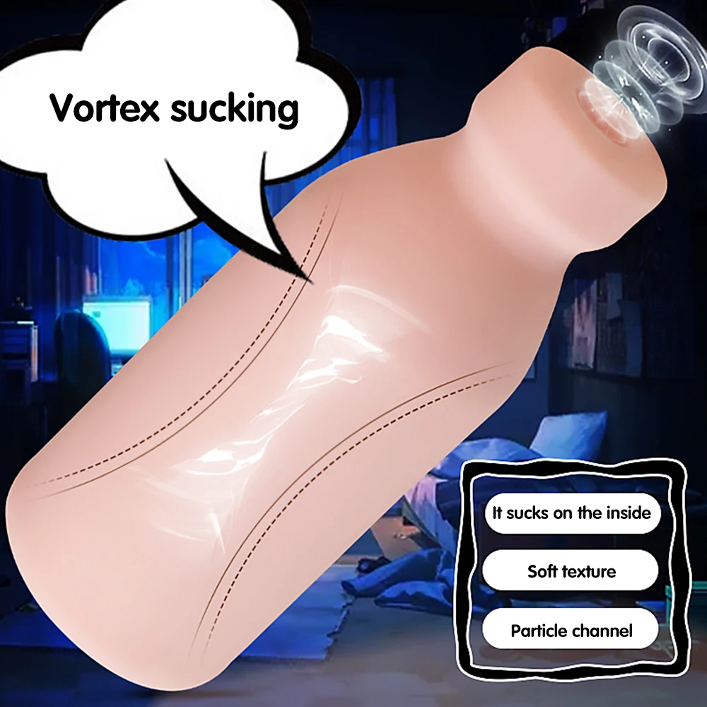 Искусственная чашка для мужской мастурбации 3D Глубокая глотка карманная киска