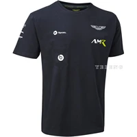 summer fi martin team mens sports racing suit short sleeved moisture absorption and quick drying round neck polyester t shirt