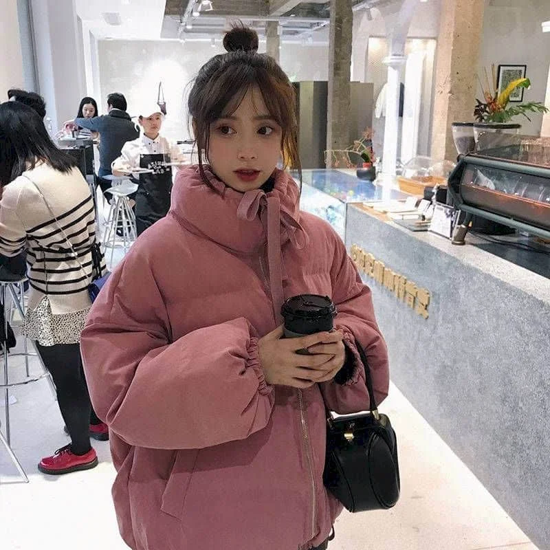 

Women's padded jacket winter new thick slim-fitting padded clothes loose bf Korean version of bread clothes warm cotton coat