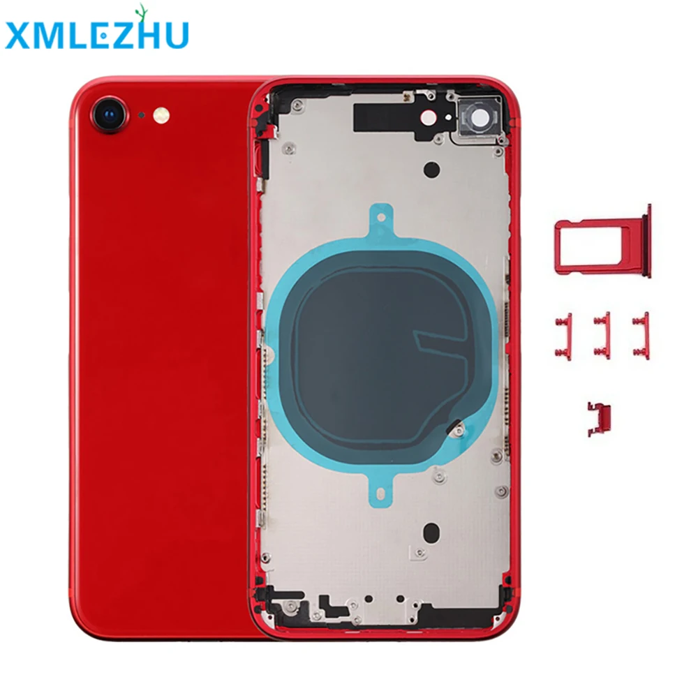 Для iphone 8 Plus X XR задняя средняя рамка Корпус Корпуса в сборе корпус батарейного