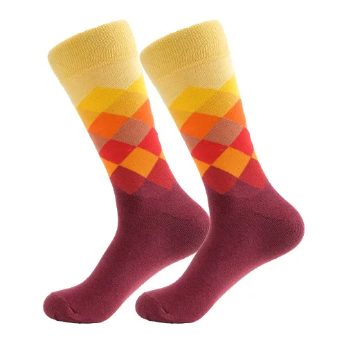 Happy Sock свежие носки с фруктами красочные женские модные авокадо суши яблоко гамбургер Харадзюку Печать Искусство Calcetines Mujer - Цвет: MM0367-05