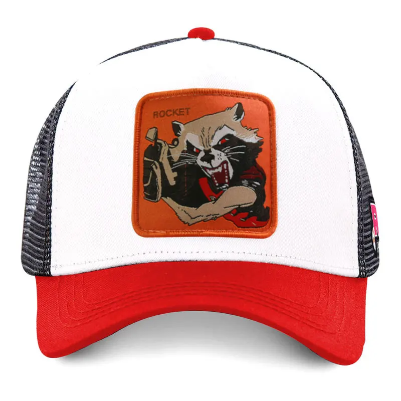 2019 летние стражи Галактики Snapback поп вышивка ракета дышащая бейсбольная кепка