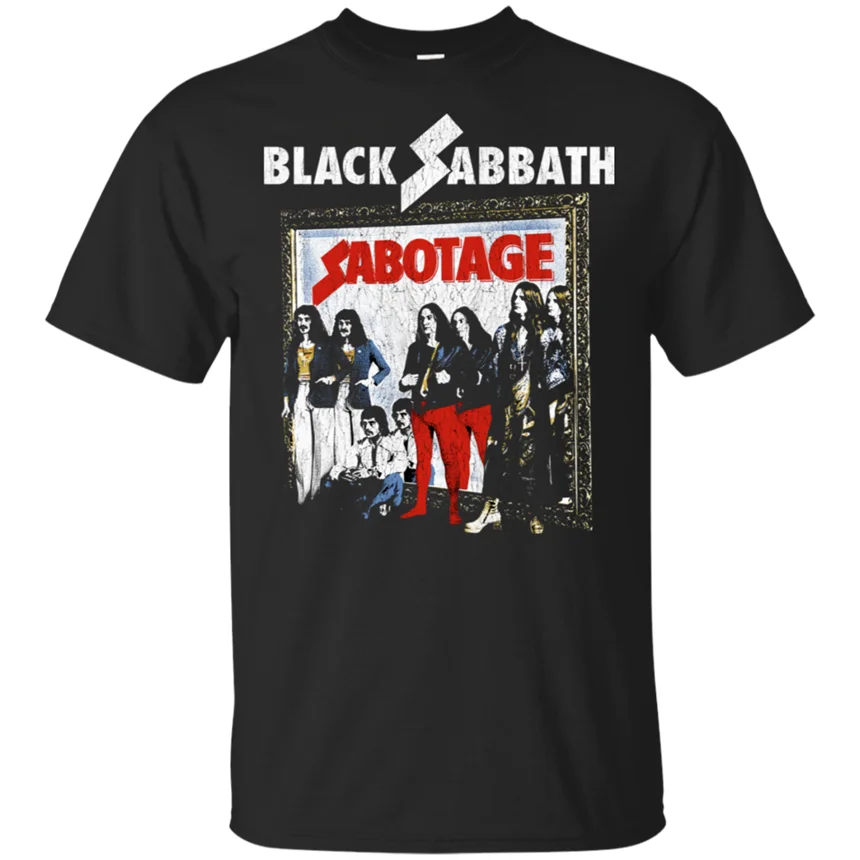Sabotage Black Sabbath Album T Shirt Men Vintage Tee S 5Xl 2Xl 3Xl 4Xl 31Xltee Shirt| |