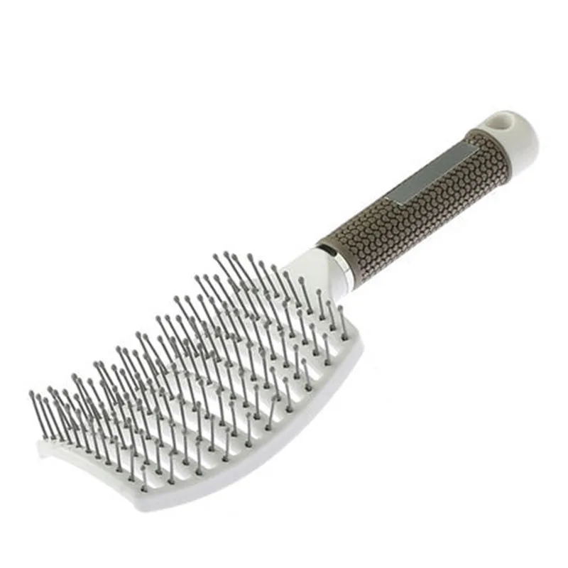 Массажная расческа для мужчин и женщин нейлоновая щетка волос с влажными