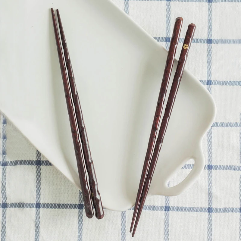 WCIC китайские палочки для суши 5 пар набор палочек еды ручной работы деревянные