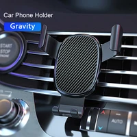 universal car phone holder mobile air vent mount stand for car holder phone stand steady fixed bracket support gravity sensing