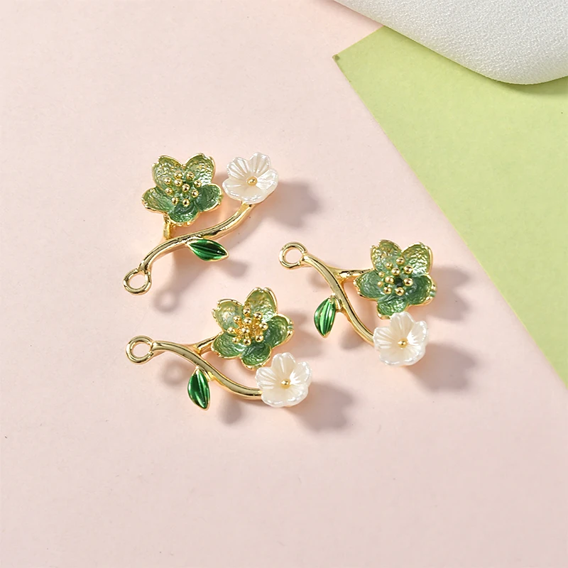 Бессмертные цветочные ветви имитация оболочки цветок маленький букет Подвеска