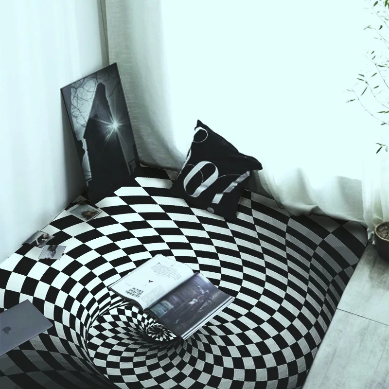 3D коврики с рисунком скандинавский мягкий коврик фланелевый креативный