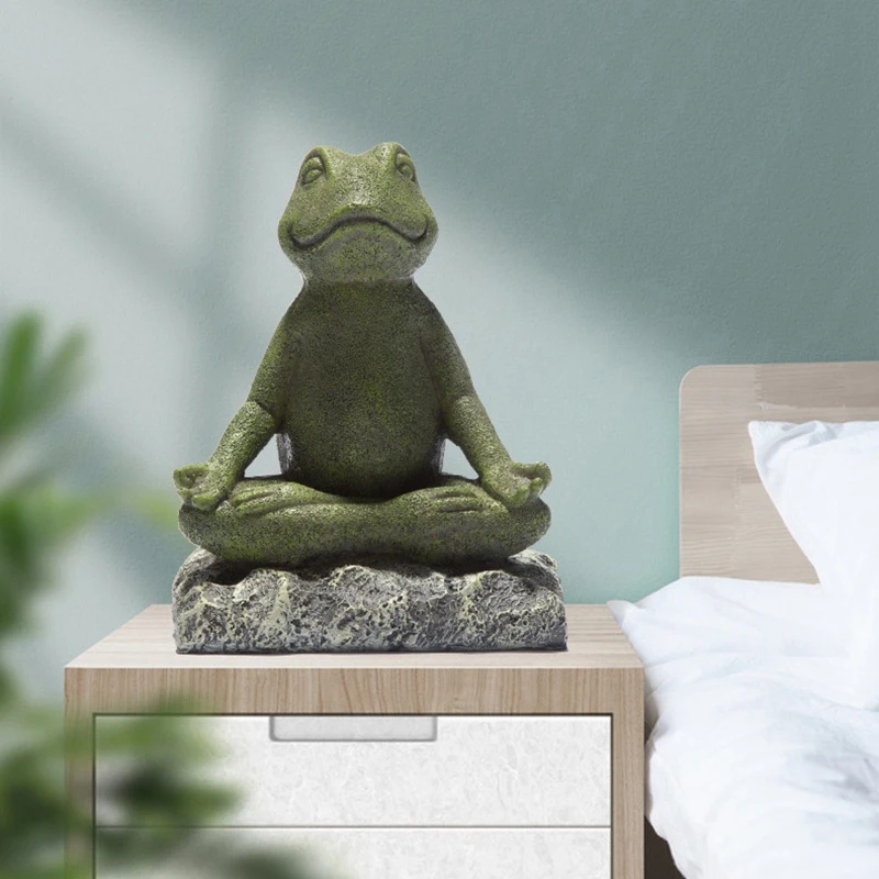 

Mini Yoga Statue Meditating Zen Buddhism Garden Decoration Accessories Yoga Figurine Decoration