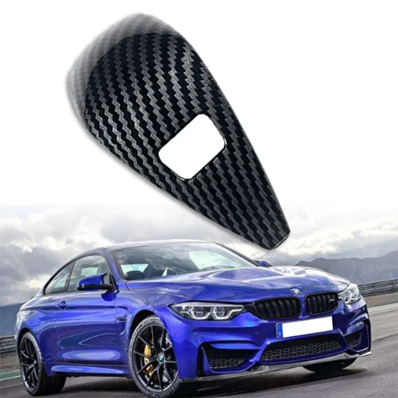 

for BMW 3 Series G20 2019 2020 ABS Carbon Fiber Interior Gear Shift Knob Cover Trim Handle Sleeve Buttons Cover Sticker