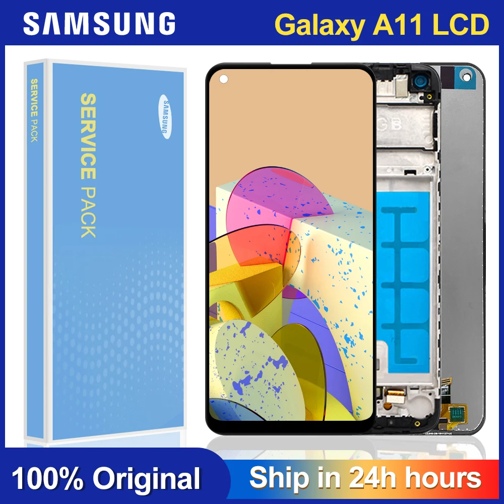 Дисплей 6 4 ''A115 для Samsung Galaxy A11 ЖК дисплей с сенсорным экраном в сборе A115 A115F A115F/DS