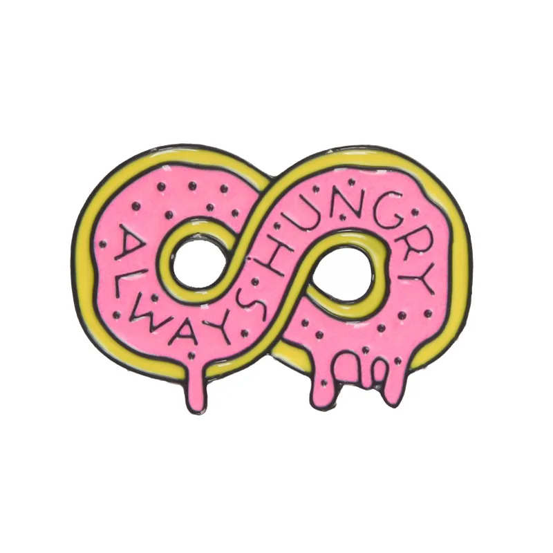 

Creative Oil Donut Cream Enamel Pins For Your Female Friend'S Collection Commemorative Badge Brooch
