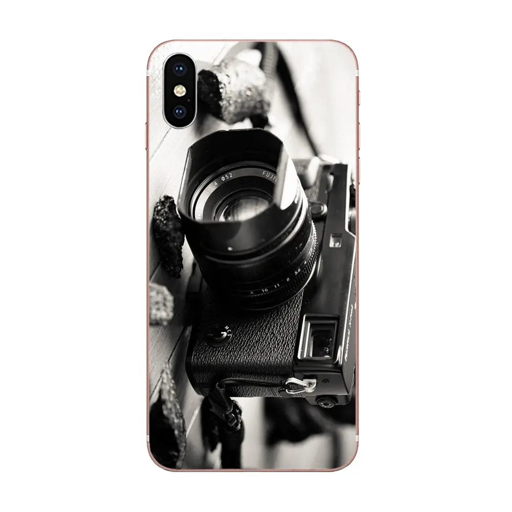 Для Xiao mi 3 4 4C 4i 5 5s 5X6 6X8 SE Pro Lite A1 Max x 2 Note прозрачный мягкий чехол для ретро L камеры |