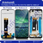ЖК-дисплей 6,2 дюйма для Nokia 2,3 N2.3 TA-1211 TA-1214 TA-1206 TA-1209, сенсорный экран с дигитайзером в сборе для Nokia 2,3 LCD s