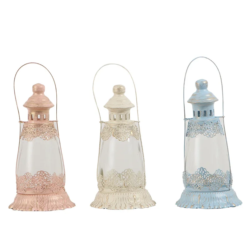 Ретро портативные фонари железная лампа подсвечник оригинальные светильники