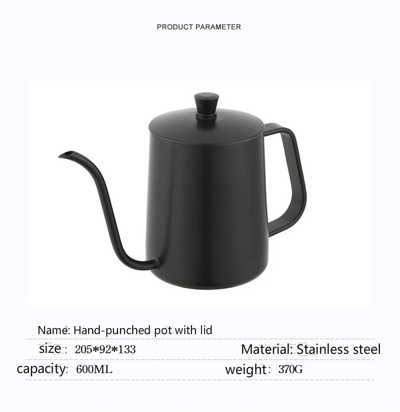 Горячая Распродажа чайник Кофеварка капельный из нержавеющей стали с гусиной