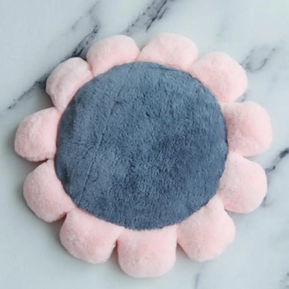 

Puppy Cat Round Flower Shape Cushion Plush Floor Mat Dog Carpet Pad Pet Supplies