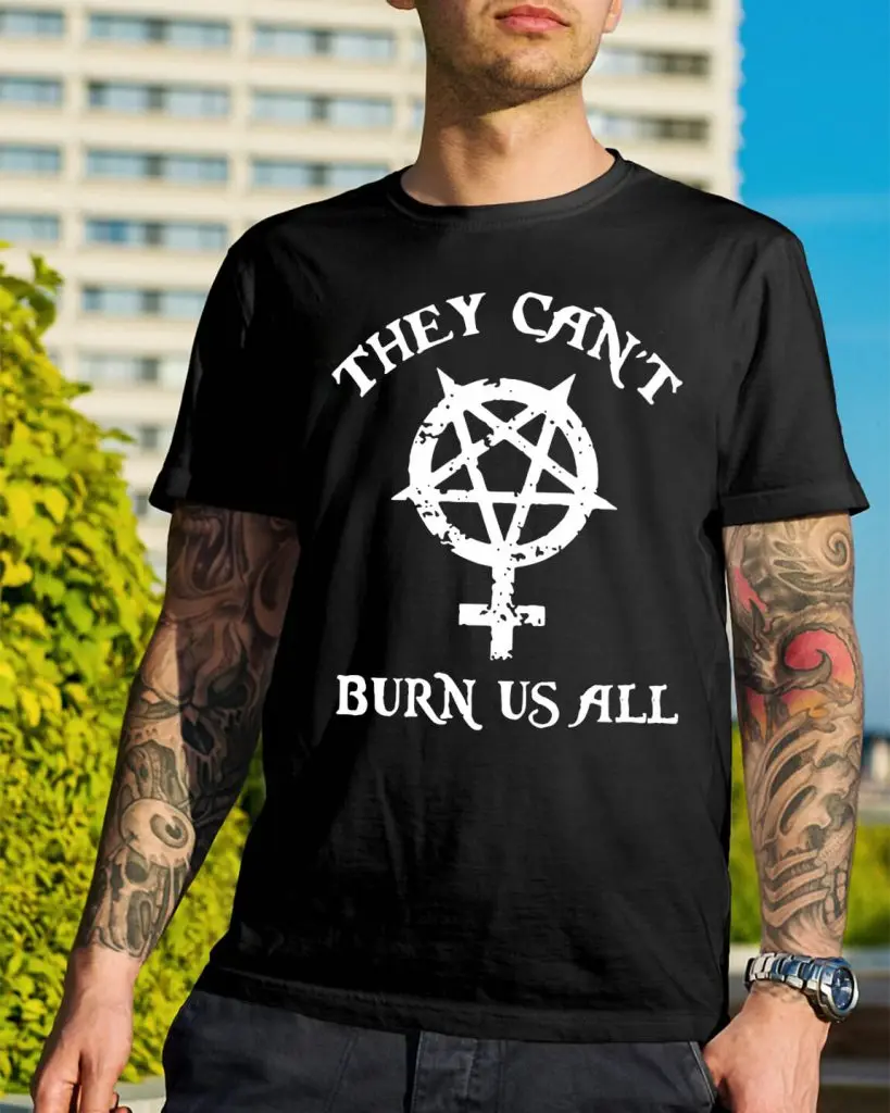 Мужская рубашка они не могут сжечь нас всех рубашек|Мужские футболки| |