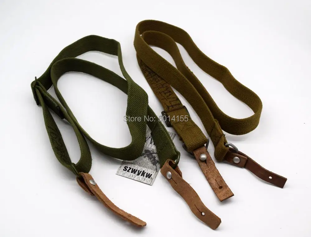 2 шт. излишки военный китайский PLA ТИП 56 холст SKS AK слинг желтый + зеленый