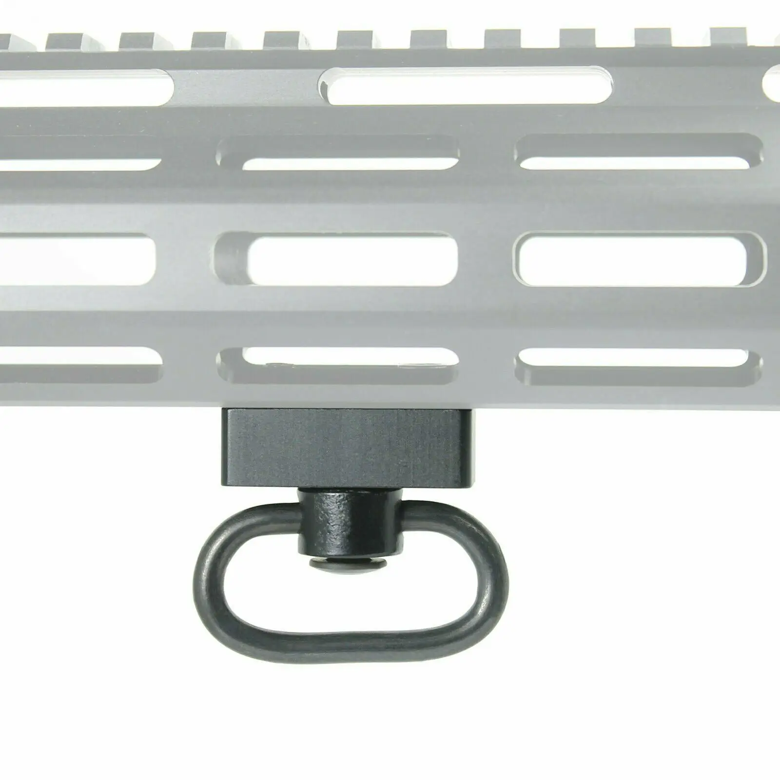

1.25" M-LOK QD Sling Swivel Stud Adapter Metal Strap Loop Rail Mount MLOK Handguard Quick Detach Push Button Sling Attachment