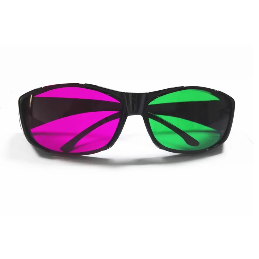 1 шт. чистый запас черный коричневый цвет рамки красный/Пурпурный Зеленый 3D очки для мерного анаглифа кино игры и DVD видео ТВ