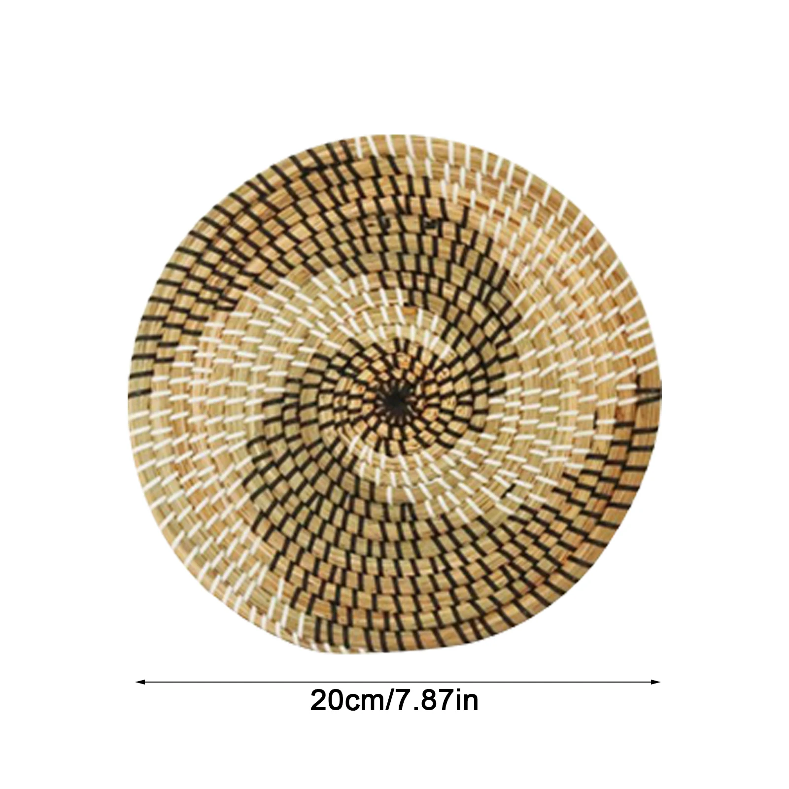 Плетеная настенная корзина Декор подвески плетеные Плоские Корзины из морских