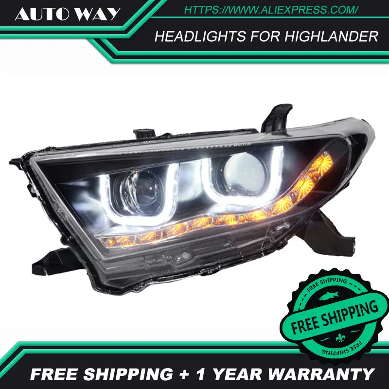 Стайлинг автомобиля светодиодные HID Rio Highlander фары корпус передней для Toyota 2012 2013 2014
