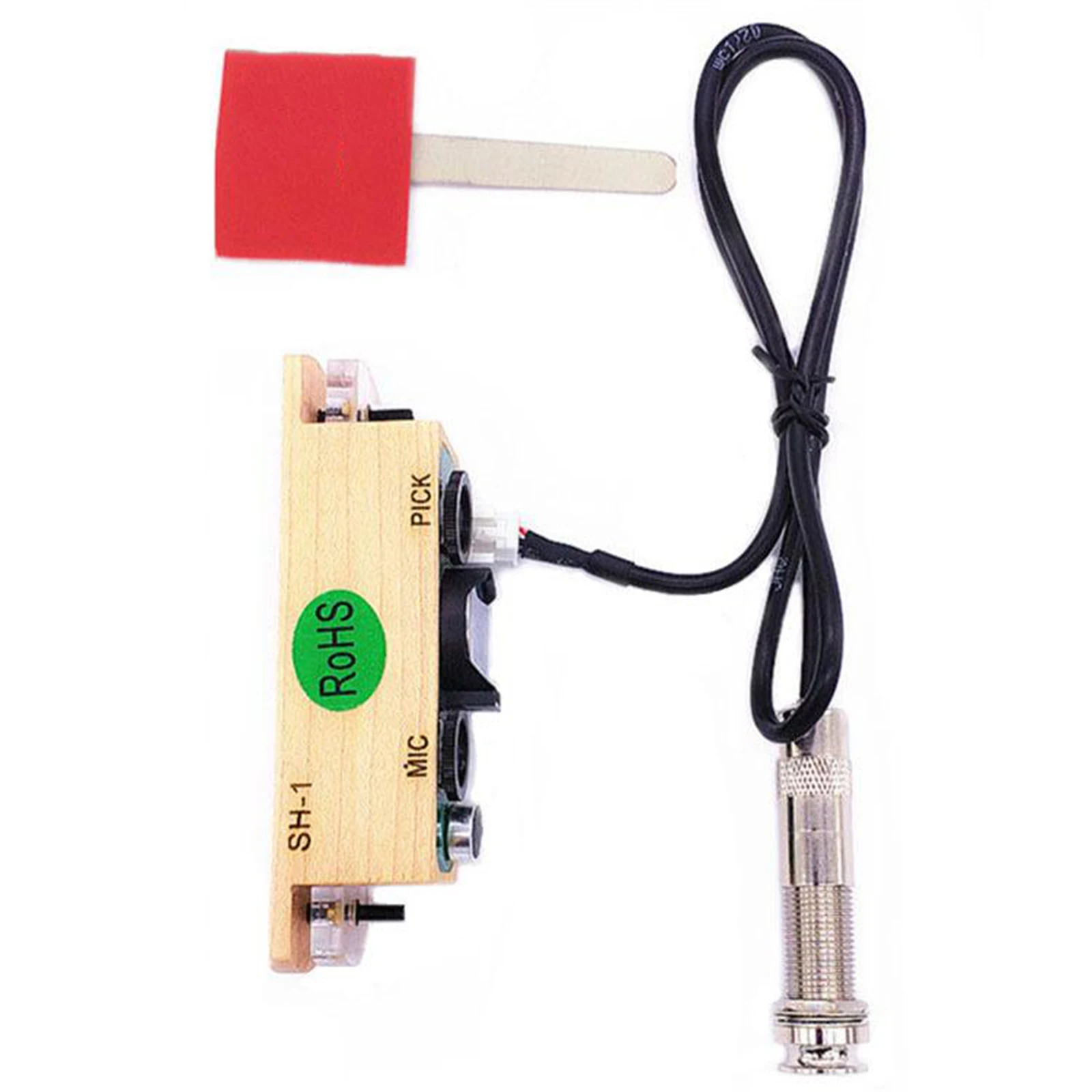 

1pc Acoustic Guitar Piezo Pickup EQ Accessories for Acoustic Folk Guitar