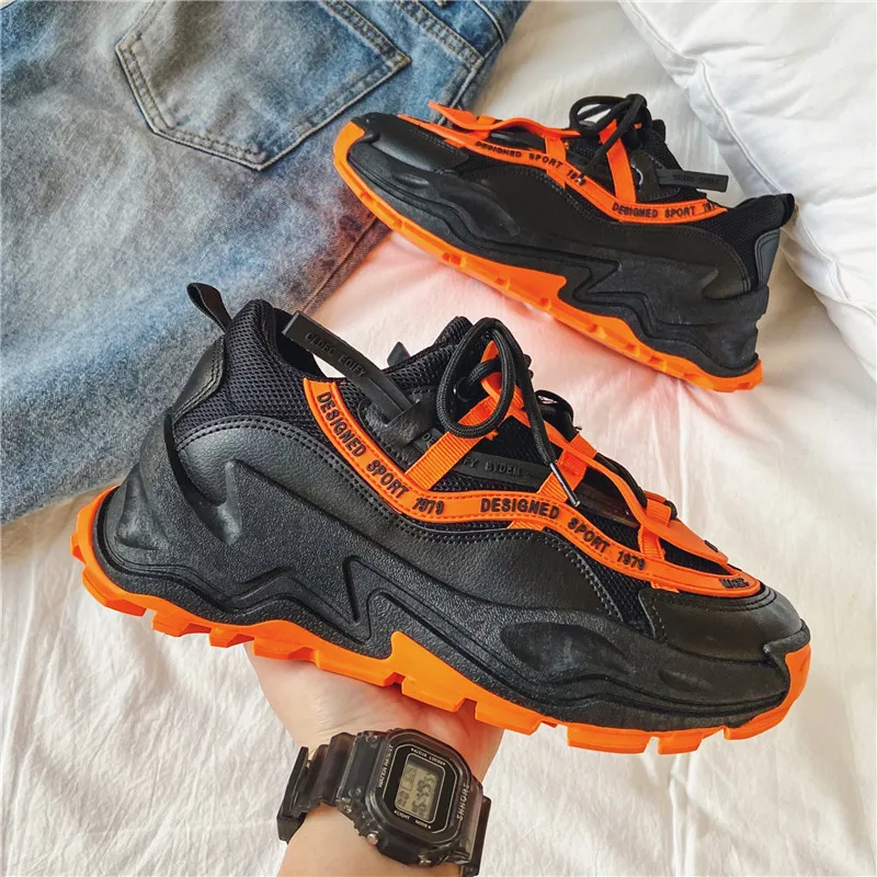 

Spring Men Shoes Fashion Trend White Sneakers Men Casual Shoes Comfortable Chunky Sneakers Men's Trainers Walking Tennis Shoes