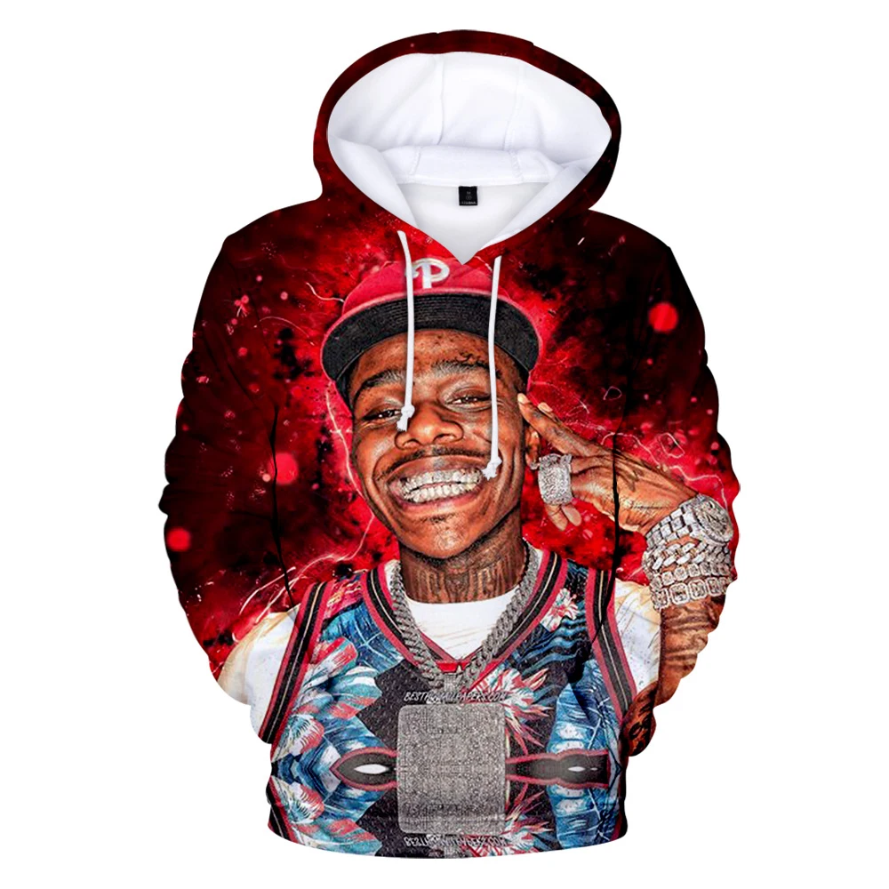 3D print Hot Fashion  Men Women Casual Long Sleeve Kpop Hoodie Sweatshirt Hip Hop Rapper Dababy Hoodie Sweatshirts Dababy Cool images - 6