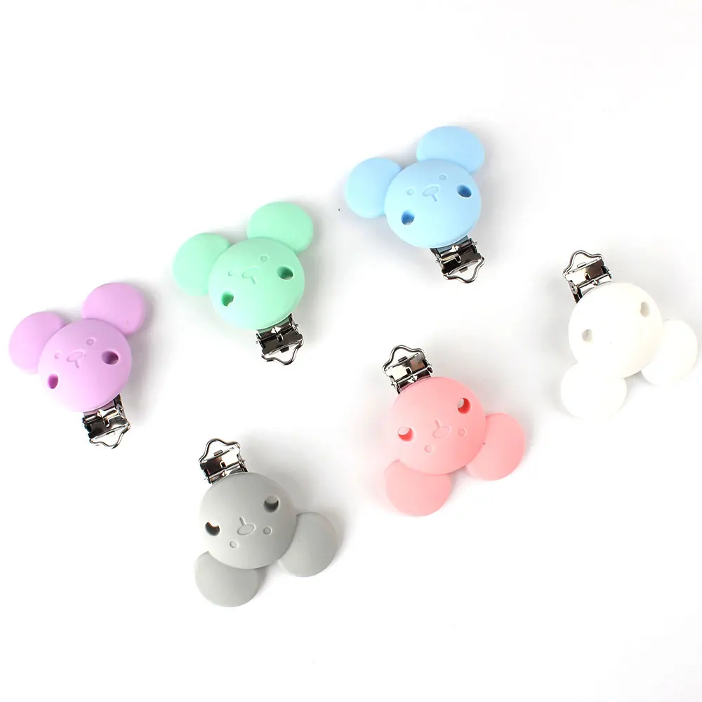 3 шт. силиконовые зажимы для соски с Микки Маусом | Мать и ребенок